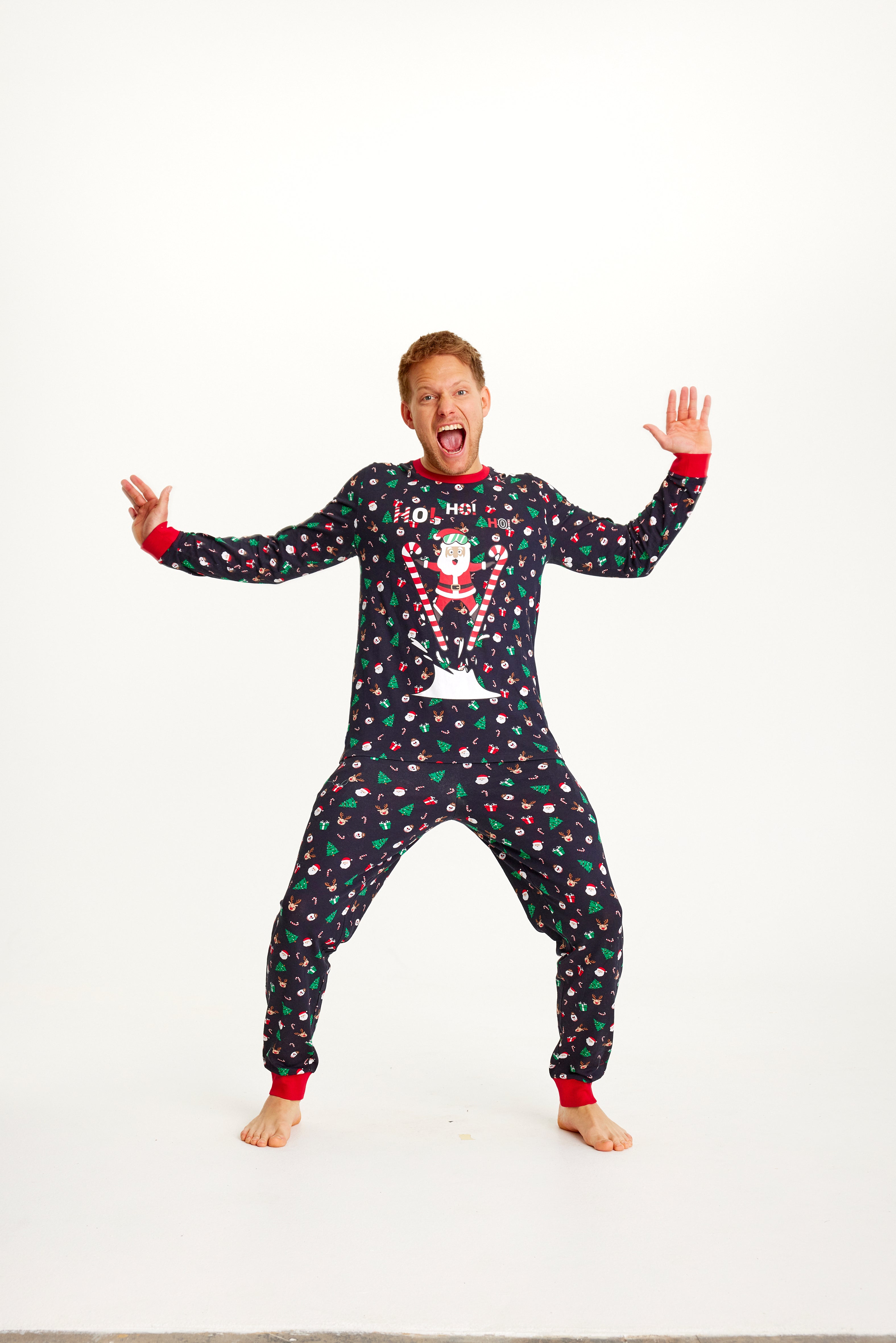 Flying Santa Pajamas - Men
